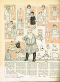 1920s Vintage Butterick Sewing Pattern 423 24inch Little Girl Doll Clothes Set