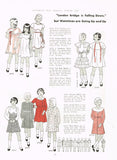 Butterick 4714: 1930s Vintage Sewing Pattern Uncut Girls Art Deco Dress Size 8 vintage4me2