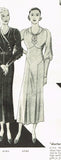 Butterick 4796: 1930s Glamorous Misses Dress Size 36 Bust Vintage Sewing Pattern