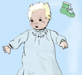 1930s Original Vintage Butterick Sewing Pattern 4931 Sweet Uncut Layette Set - Vintage4me2
