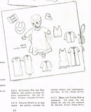 1930s Original Vintage Butterick Sewing Pattern 4931 Sweet Uncut Layette Set