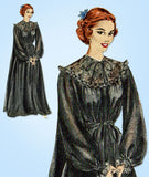 1950s Vintage Butterick Sewing Pattern 5808 Misses Nighty or Peignoir Sz 38 Bust - Vintage4me2