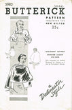 1930s Original Vintage Butterick Pattern 5932 Rare Misses Evening Cape Set Sz SM
