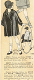 Butterick 6003: 1920s Toddler Girls Shirred Coat Size 6 Vintage Sewing Pattern