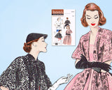 1950s Vintage Butterick Sewing Pattern 6039 Easy Misses Cape or Stole Fits All -Vintage4me2