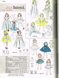 1950s Vintage Butterick Sewing Pattern 6349 for 18 inch Darling Doll Clothes