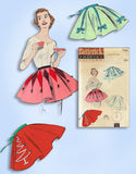 1950s Vintage Butterick Sewing Pattern 7144 Uncut Easy Holiday Cocktail Apron