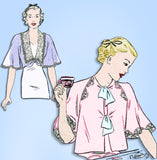 1930s Original Vintage Butterick Pattern 7149 Uncut Misses Bedjacket Set Sz 32 B -Vintage4me2