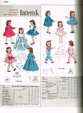 1950s Vintage Butterick Sewing Pattern 7156 Uncut 16 Inch Toni Doll Clothes Vintage4me2