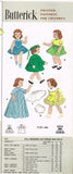 1950s Original Vintage Butterick Pattern 7157 Saucy Walker 23 Inch Doll Clothes
