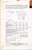 Butterick 7245: 1950s Uncut Misses Dress & Jacket Sz 32 B Vintage Sewing Pattern