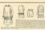 1910s Rare Vintage Butterick Sewing Pattern 7333 Baby Girls Edwardian Dress Sz 2 - Vintage4me2
