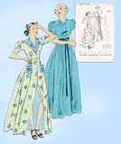 Butterick 7488: 1930s Rare Misses Beach or House Coat 32B Vintage Sewing Pattern