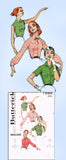 1950s Original Vintage Butterick Pattern 7886 Misses Quick & Easy Blouse Sz 34 B