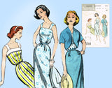 Butterick 8161: 1950s Easy Misses Sun Dress Sz 36 B Vintage Sewing Pattern