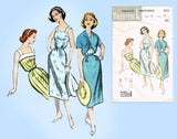 Butterick 8161: 1950s Easy Misses Sun Dress Sz 36 B Vintage Sewing Pattern