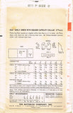 1950s Vintage Butterick Sewing Pattern 8545 Cute Baby Girls Party Dress Size 2