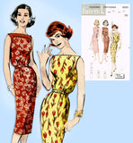 Butterick 8569: 1950s Easy Misses Casual Dress Sz 36 B Vintage Sewing Pattern