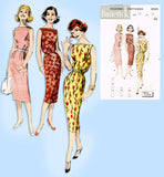 Butterick 8569: 1950s Easy Misses Casual Dress Sz 36 B Vintage Sewing Pattern