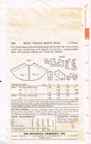 Butterick 8969: 1950s Cute Misses Sun Dress Size 36 Bust Vintage Sewing Pattern