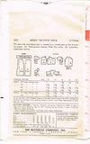 Butterick 9032: 1960s Lovely Misses Day Dress Sz 36 Bust Vintage Sewing Pattern