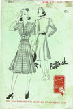 Butterick 9185: 1930s Misses WWII Dress Size 38 Bust Vintage Sewing Pattern