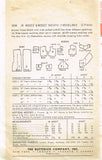 1950s Vintage Butterick Sewing Pattern 9298 Misses Wiggle Dress Size 14 34 Bust