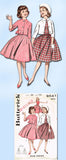 1960s Vintage Butterick Sewing Pattern 9641 Sub Teen Girls Dress & Jacket Sz 10 - Vintage4me2