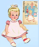 1960s Vintage Butterick Pattern 9994 Cute Uncut Baby Doll Clothes Set