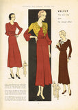 1930s Digital Download Butterick Quarterly Catalog Fall 1932 Magazine Pattern Book - Vintage4me2