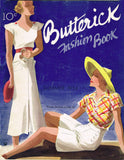 1930s Digital Download Butterick Summer 1934 Fashion Magazine Pattern Book Catalog