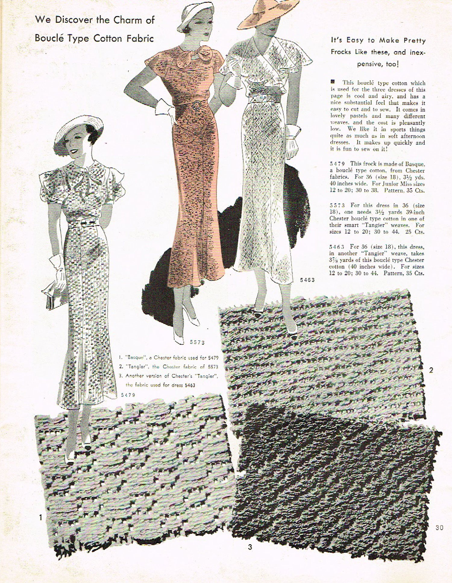 1930s Vintage Butterick Pattern Book Summer 1934 Catalog 50 Pages Gown