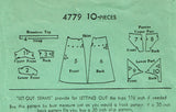 Butterick 4779: 1930s Misses Slip w Attached Panties 32 B Vintage Sewing Pattern - Vintage4me2