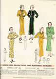 Butterick 5805: 1930s Uncut Afternoon Dress Size 32 Bust Vintage Sewing Pattern - Vintage4me2