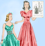 Butterick 7713: 1930s Vintage Sewing Pattern Stunning Evening Gown 32 B vintage4me2