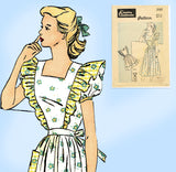 1940s Original Vintage Country Gentleman Pattern 5008 Uncut Pinafore Dress 34B