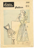 1940s Original Vintage Country Gentleman Pattern 5008 Uncut Pinafore Dress 34B