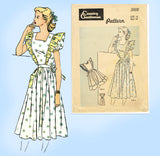 1940s Original Vintage Country Gentleman Pattern 5008 Uncut Pinafore Dress 34B