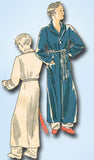 1930s Vintage Du Barry Sewing Pattern 1033 Little Boys Depression Era Robe Sz 12 - Vintage4me2