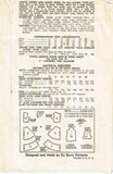 Du Barry 2267B: 1930s Stunning Misses Day Dress Sz 34 B Vintage Sewing Pattern