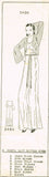Du Barry D 484: 1930s Rare Plus Size Lounging Pajamas 40B Vintage Sewing Pattern