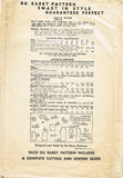 1940s Vintage Du Barry Sewing Pattern 5312 Toddler Boy's WWII Trousers & Shirt 4