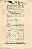 1940s Vintage Du Barry Sewing Pattern 5327 WWII Plus Size Women's Blouse Sz 40 B