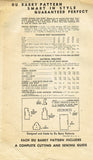 1940s Vintage Du Barry Sewing Pattern 5618 Misses WWII Skirt & Blouse Sz 14 32B - Vintage4me2