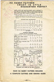 Du Barry 5637: 1940s Uncut WWII Misses Trousers Sz 34 B Vintage Sewing Pattern