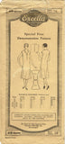 1920s Original Vintage Excella Demonstration Pattern Uncut Flapper Dress Sz 38 B