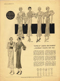 1930s Original Vintage Excella Pattern 3879 Misses Dress w Leg O Mutton Sleeves