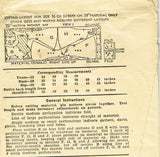 Excella 4217: 1930s Uncut Misses Evening Gown Size 36 B Vintage Sewing Pattern