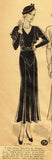 1930s Vintage Excella Sewing Pattern 3760 Uncut Misses Afternoon Dress Size 34 B