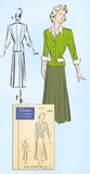 1940s Vintage Fairloom Superior Sewing Pattern 6433 Stylish Women's Suit Sz 38 B